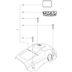 Cover Assembly for Husqvarna 120E