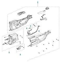 Housing for Husqvarna 120iTK4-H