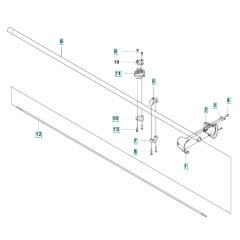 Shaft Assembly for Husqvarna 122R