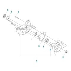 Crankcase Assembly for 122RJ