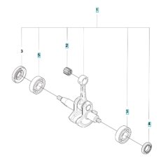 Crankshaft Assembly for 122RJ