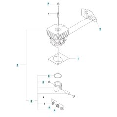 Cylinder Assembly for 122RJ