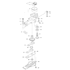Gear Housing for Husqvarna 123 HD60