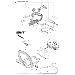 Handle & Controls for Husqvarna