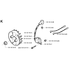 Ignition System for Husqvarna 132RJ