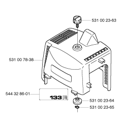 Cylinder Cover for 133R