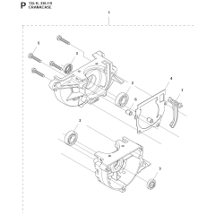 Crankcase for Husqvarna 135R
