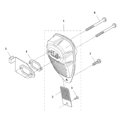 Muffler for Husqvarna 135R