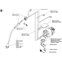 Husqvarna 1400 Electrical Assembly