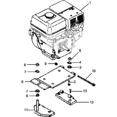 Engine & Bedplate for Belle Trowel