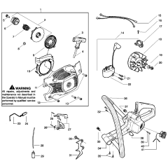Starter & Ignition for Husqvarna 142