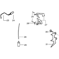 Throttle Controls for Husqvarna 142e