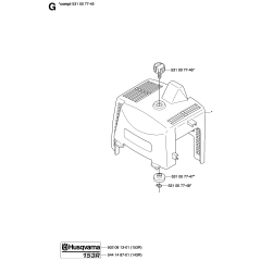 Cylinder Cover for Husqvarna 143R