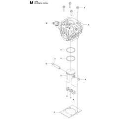 Cylinder Piston for Husqvarna