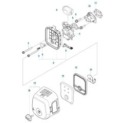 Air Filter Assembly for Husqvarna