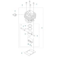 Cylinder Assembly for Husqvarna