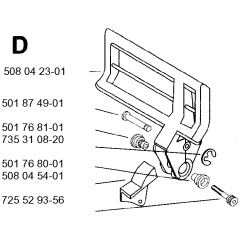 Handle Assembly for Husqvarna 1500