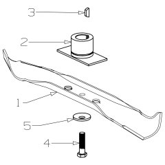 Bar Blade Assembly for Masport Mower