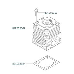 Cylinder Assembly for Husqvarna