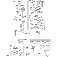 Carburettor Assembly for Briggs