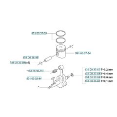 Piston, Crankshaft Assembly