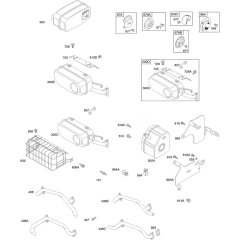 Exhaust System for Briggs & Stratton