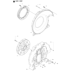 Fan Assembly for Husqvarna 180BF