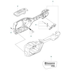 Husqvarna 215iL Housing