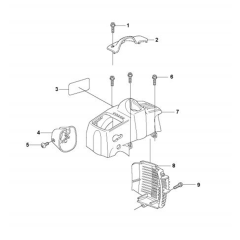 Cylinder Cover for Husqvarna 223 L