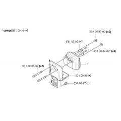 Muffler for Husqvarna 224 L