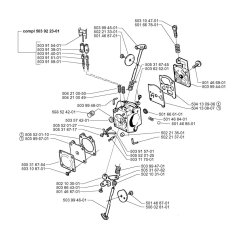 Carburettor for Husqvarna Auger