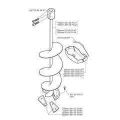 Drill for Husqvarna 225 AI 25