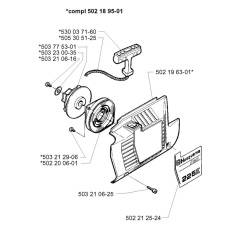 Starter for Husqvarna 225 E