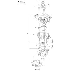 Crankcase Assembly for Husqvarna