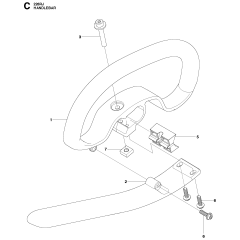 Handle Assembly for Husqvarna