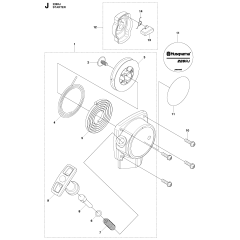 Starter Assembly for Husqvarna 226RJ