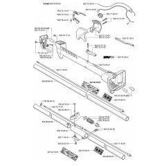 Shaft & Handle for Husqvarna 227 L