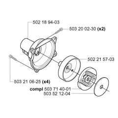 Clutch for Husqvarna 227 L