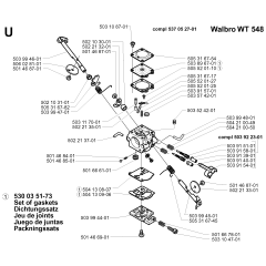 Carburetor Assembly for Husqvarna