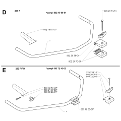 Handle Assembly for Husqvarna