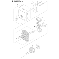 Carburetor & Air Filter for 233R