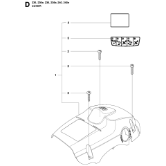 Cover Assembly for Husqvarna 235