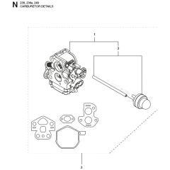 Carburetor Assembly for Husqvarna