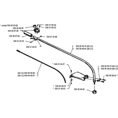 Shaft for Husqvarna 23 LC