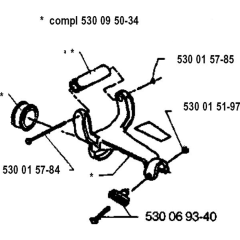 Handle for Husqvarna 23 LC
