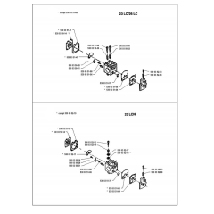 Carburetor for Husqvarna 23 LCN