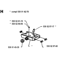 Fuel Tank Assembly for Husqvarna 23R