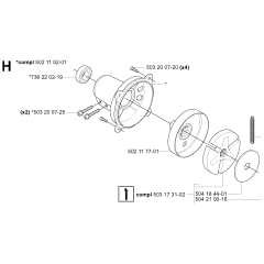Clutch Assembly for Husqvarna 240F