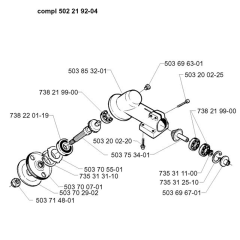 Bevel Gear for Husqvarna 240 L
