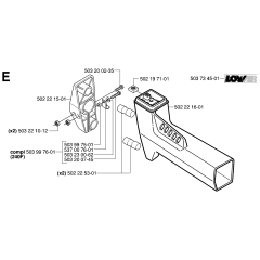 Tower Assembly for Husqvarna 240R